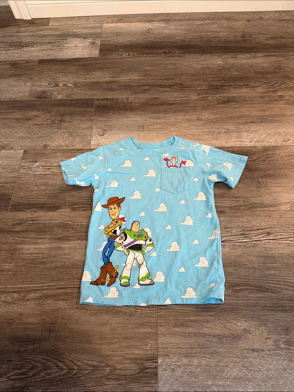 Toy Story Blue Kids T-Shirt with Woody & Buzz
